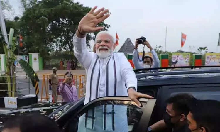 தமிழ்நாடு வருகிறார் பிரதமர் மோடி..!!