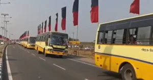 மதுரையில் முதல்வர் நிகழ்ச்சிக்கு சென்ற பேருந்துகள் – பொதுமக்கள் தவிப்பு!