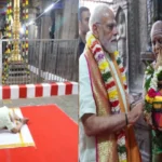 மதுரை திருப்பரங்குன்றம் முருகன் கோயிலில் பிரதமர் மோடி தரிசனம்!