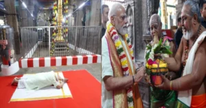 மதுரை திருப்பரங்குன்றம் முருகன் கோயிலில் பிரதமர் மோடி தரிசனம்!