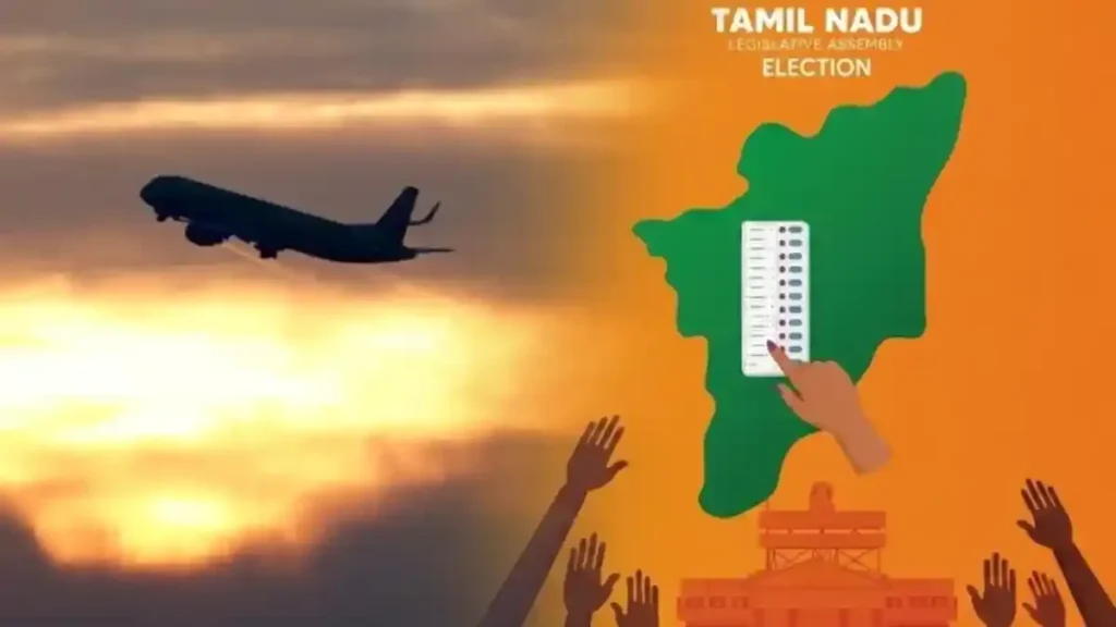 நாளை சட்டமன்றத் தேர்தல் : கிடுகிடுவென உயர்ந்த விமானக் கட்டணம்!
