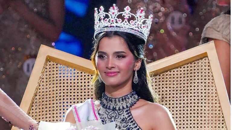 ஃபெமினா மிஸ் இந்தியா 2026: கோவாவின் சாத்வி சைல் மகுடம் சூடினார்!  