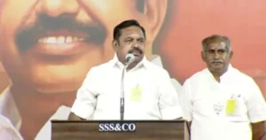 தமிழகத்தை சுரண்டி பிழைக்கும் குடும்பத்திற்கும் தமிழ்நாட்டிற்கும் இடையே நடக்கின்ற தேர்தல் – இபிஎஸ்