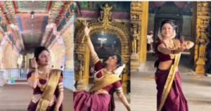 ராமநாதசுவாமி கோவிலில் அரைகுறை ஆடையுடன் ரீல்ஸ்…