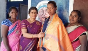 வெங்காடம்பட்டி சாதனை மாணவிக்கு பாராட்டு