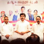 உச்சகட்ட பரபரப்பு..!  ஆளுநர் போட்ட முட்டுக்கட்டை… இன்று தவெக எம்.எல்.ஏ.க்கள் கூட்டம்…