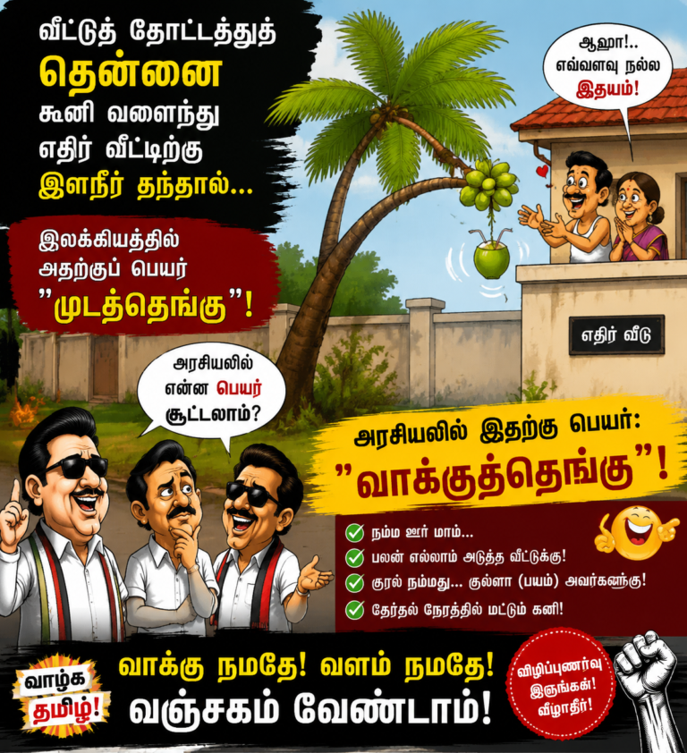 “அரசியலில் இதற்கு என்ன பெயர்?” – வி.சி.க-வை கடுமையாக விமர்சித்த ஆ.ராசா..!!