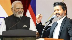 பதவியேற்ற பின் முதல்முறை.. பிரதமர் மோடியை நேரில் சந்தித்த தமிழக முதல்வர் விஜய்  