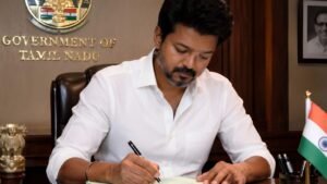 முதல்வராக விஜய் போட்ட முதல் கையெழுத்து  