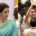 முதல்வர் விஜய் பதவியேற்பு விழாவில் நடிகை த்ரிஷா பங்கேற்பு  