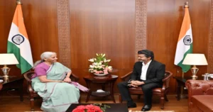 மத்திய அமைச்சர் நிர்மலா சீதாராமனுடன் முதலமைச்சர் விஜய் சந்திப்பு!