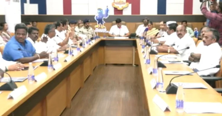 சட்டப்பேரவை தேர்தல் வாக்கு எண்ணிக்கை – அரசியல் கட்சி பிரதிநிதிகளுடன் சென்னை மாவட்ட தேர்தல் அலுவலர் ஆலோசனை!