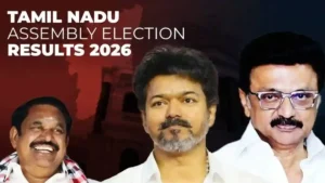 தமிழக சட்டமன்ற தேர்தல் முடிவு : காலை 11.30 நிலவரப்படி.. த.வெ.க முன்னிலை!