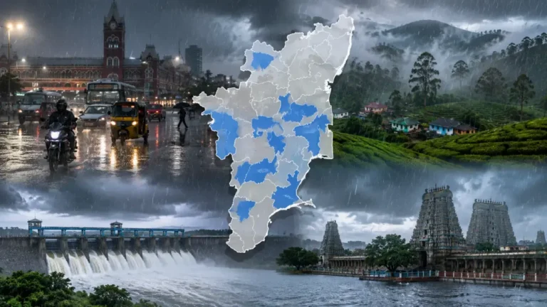 நீலகிரி, திருச்சி, மதுரை, இன்று 10 மாவட்டங்களில் கொட்டப்போகுது கனமழை!