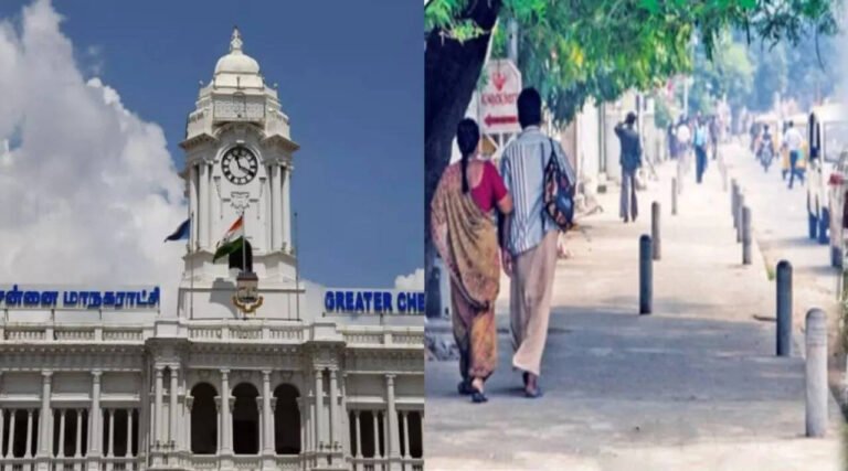 சென்னை நடைபாதை திட்ட பணிக்கான டெண்டர் ரத்து..!