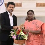 குடியரசுத் தலைவருடன் முதல்வர் விஜய் சந்திப்பு