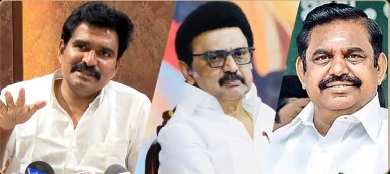 “திமுக – அதிமுக ரகசிய கூட்டுப் சதியா..?” 4 முக்கிய தலைவர்களைப் போட்டுத் தாக்கிய அமைச்சர்; அதிர்ச்சியில் அறிவாலயமும், எடப்பாடியும்! 