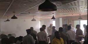 விஜய் தங்கியிருந்த டெல்லி இல்லத்தில் தீ விபத்து!