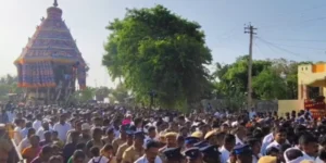 சிவகங்கை கண்டதேவி கோயில் தேரோட்டம்; ஆயிரக்கணக்கானோர் பங்கேற்பு
