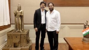 தமிழக முதல்வர் விஜய்யின் தனிச் செயலாளராக ஜெகதீஷ் பழனிசாமி நியமனம்  