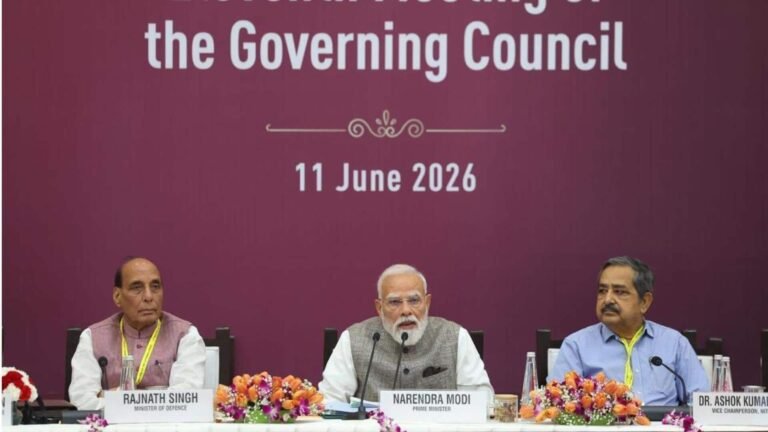 பிரதமர் மோடி தலைமையிலான NITI Aayog கூட்டம்: அனைத்து மாநில முதலமைச்சர்களும் பங்கேற்பு  