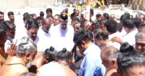 மதுரை மீனாட்சி சுந்தரேசுவரர் கோயில் முகூர்த்தக்கால் நடும் விழா