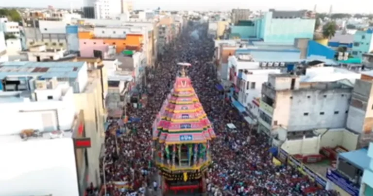 காஞ்சிபுரம் வரதராஜ பெருமாள் கோயில் தேரோட்டம் – திரளான பக்தர்கள் பங்கேற்பு!