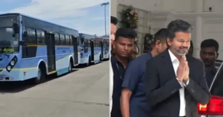 300 புதிய வழித்தடங்களில் புதிய பேருந்து சேவை – முதல்வர் விஜய் இன்று தொடங்கி வைக்கிறார்!
