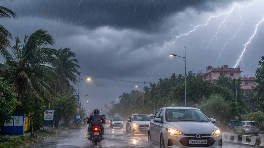இடி, மின்னலுடன் கனமழை! சேலம், நீலகிரி உட்பட 5 மாவட்டங்களுக்கு வானிலை மையம் அலர்ட்!