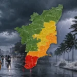 இன்று தேனி, ராமநாதபுரம் உள்ளிட்ட மாவட்டங்களுக்குக் கனமழை எச்சரிக்கை!