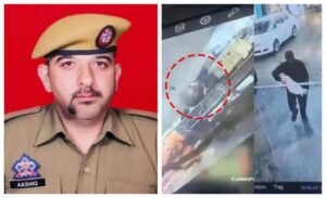 காஷ்மீரில் பட்டப்பகலில் போலீஸ்காரரை சுட்டுக்கொன்ற பயங்கரவாதி…