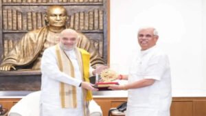 மத்திய உள்துறை அமைச்சர் அமித்ஷாவுடன் ஆளுநர் அர்லேகர் திடீர் சந்திப்பு..!