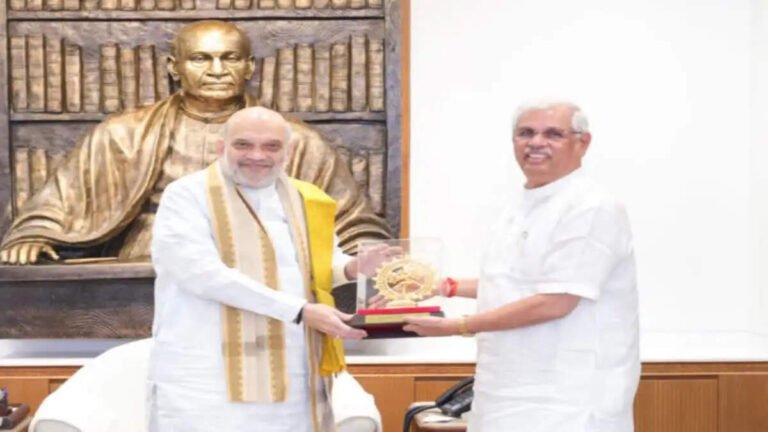 மத்திய உள்துறை அமைச்சர் அமித்ஷாவுடன் ஆளுநர் அர்லேகர் திடீர் சந்திப்பு..!