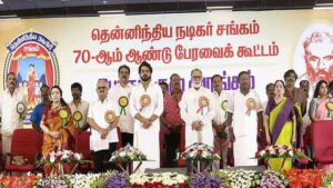 நடிகர் சங்க கட்டிட திறப்பு விழா.. முதல்வருக்கு அழைப்பு விடுத்த கருணாஸ்..!
