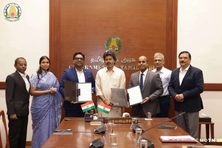 முதல்வர் முன்னிலையில் வால்கிரீன்ஸ் நிறுவனத்துடன் ஒப்பந்தம் கையெழுத்து..!