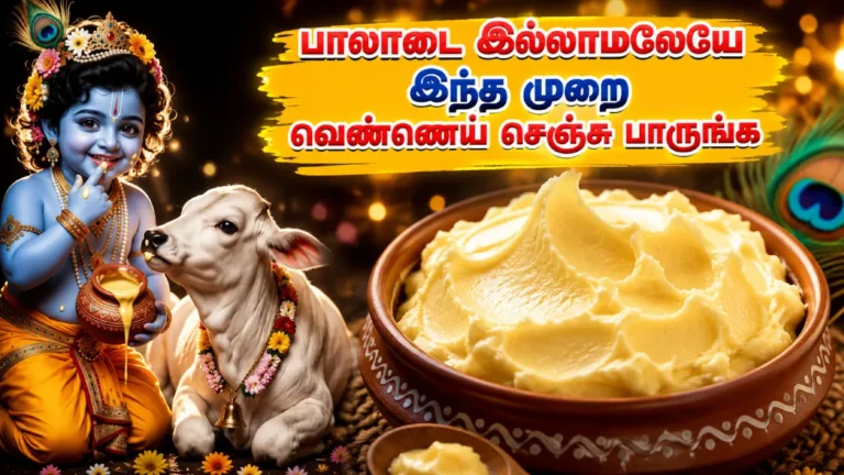 ஆஹா என்ன ருசி…கிருஷ்ண ஜெயந்திக்கு இந்த மாதிரி வெண்ணெய் செஞ்சு பாருங்க!