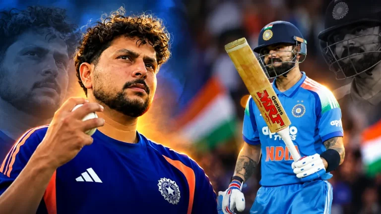 கோலி ஆட்டத்தைப் பார்த்த பின் இந்த விருது வாங்க  சங்கடமாக இருக்கிறது – குல்தீப் யாதவ்
