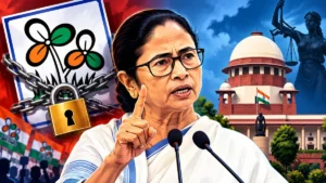 திரிணாமுல் காங்கிரஸ் பெயர், சின்னம் முடக்கம்! உச்ச நீதிமன்றத்தை நாடிய மம்தா!