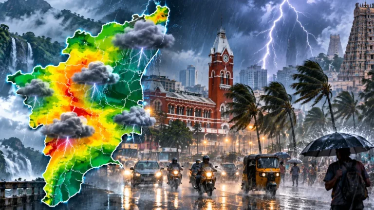 ஈரோடு, நாமக்கல், மதுரையில் இன்று கனமழை! வானிலை மையம் முக்கிய அலர்ட் !