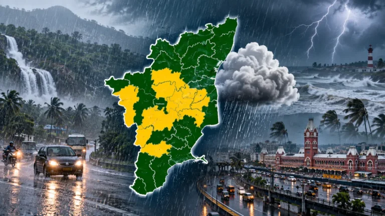 தேனி, திண்டுக்கல், ஈரோடு மாவட்டங்களில் கனமழை வாய்ப்பு….வானிலை மையம் அலர்ட்!