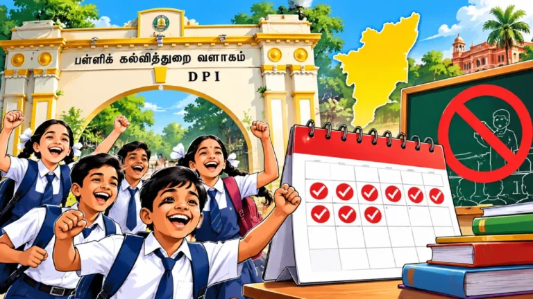 9 நாட்கள் தொடர் விடுமுறை! சிறப்பு வகுப்புகள் நடத்தக் கூடாது – பள்ளிக்கல்வித் துறை உத்தரவு