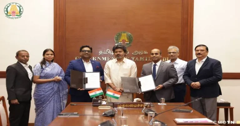 சென்னை தரமணியில் உலகளாவிய திறன் மையம் – முதல்வர் முன்னிலையில் புரிந்துணர்வு ஒப்பந்தம் கையெழுத்து!