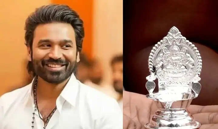 மகளிரணியினருக்கு ரூ.1.5 கோடி செலவழித்த நடிகர் தனுஷ்..! தலா 20 கிராம் வெள்ளி விளக்கு பரிசளிப்பு..!