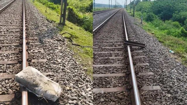 கேரளாவில் பரபரப்பு..! ரயிலை கவிழ்க்க சதி..?