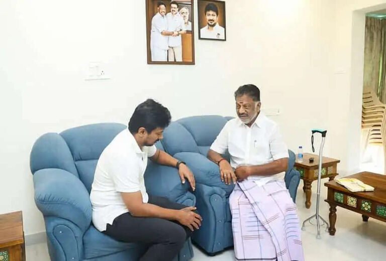 ஓபிஎஸ்-க்கு என்ன ஆச்சு?.. வீட்டுக்கு ஓடோடிச் சென்ற உதயநிதி ஸ்டாலின்..!!