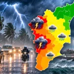 கோவை முதல் தேனி வரை… 50 கி.மீ வேக காற்றுடன் கனமழைக்கு வாய்ப்பு!
