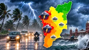 கோவை முதல் தேனி வரை… 50 கி.மீ வேக காற்றுடன் கனமழைக்கு வாய்ப்பு!