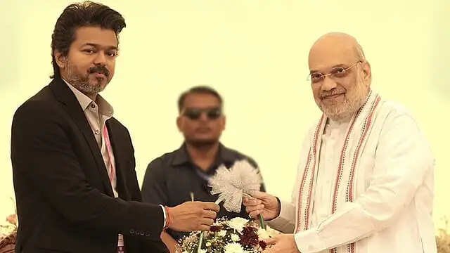 அமித்ஷாவுக்கு பிறந்த நாள் வாழ்த்து தெரிவித்த முதலமைச்சர் விஜய்..!!