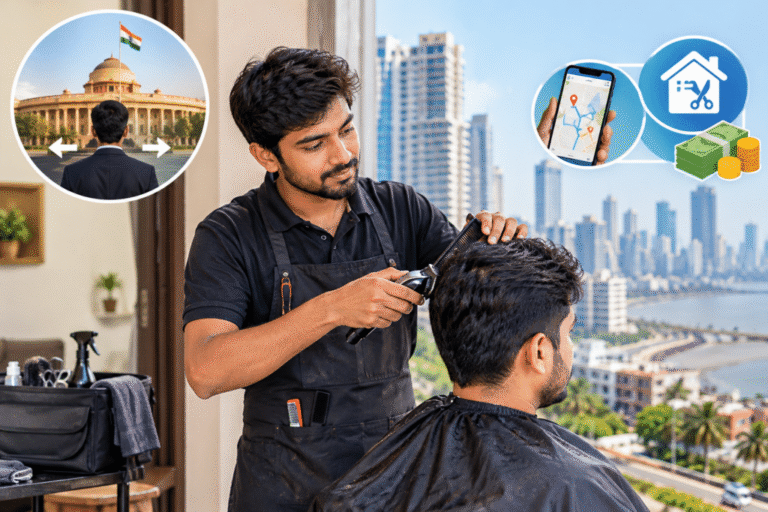 மும்பையில் முடி வெட்டும் தொழிலில் இவ்வளவு வருமானமா…?