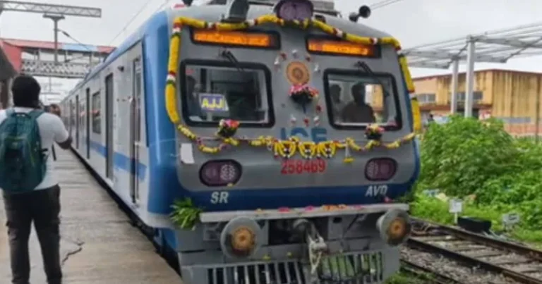 அரக்கோணம் – சென்னை 2வது குளிர்சாதன மின்சார ரயில் – சோதனை ஓட்டம் தொடக்கம்!